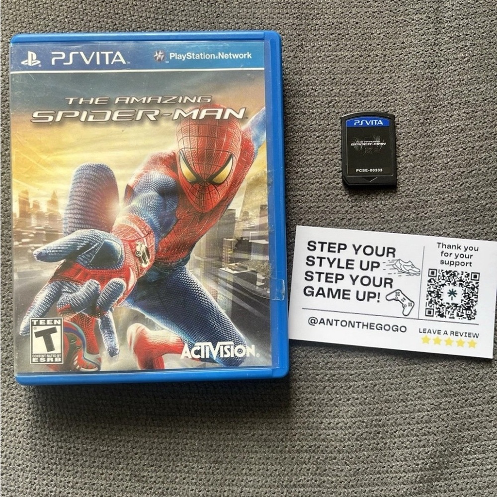 PS Vita The Amazing Spiderman rare